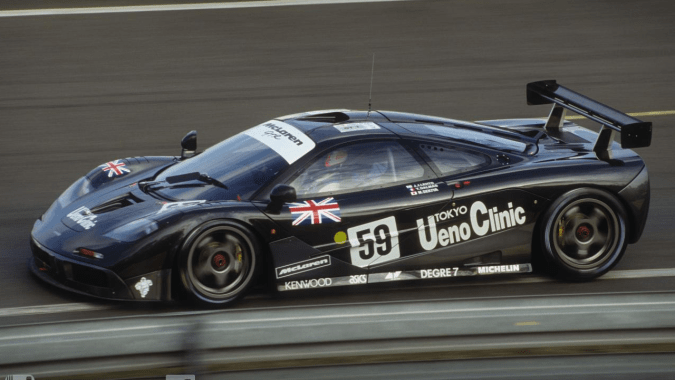 McLaren GTR F1 1995 consiguió la victoria de McLaren en su debut.