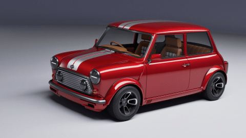 WP Callum Mini restomod incorpora un motor de más de 100 caballos de fuerza.