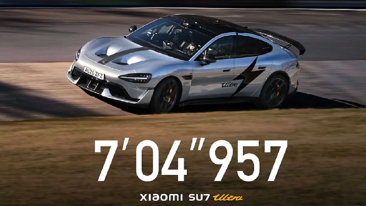 Xiaomi SU7 Ultra supera al Rimac Nevera como el auto eléctrico más rápido.