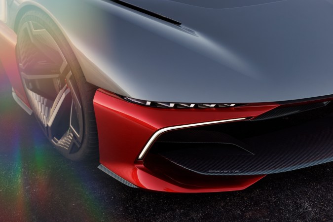 Corvette California Concept tiene un sistema de iluminación estilo tiburón.