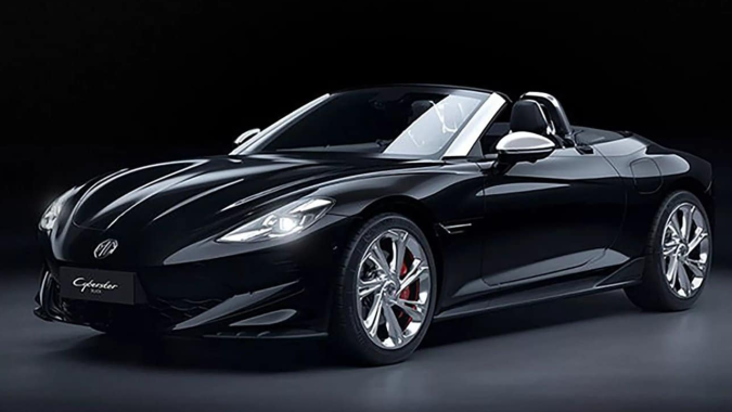 MG Cyberster black es uno de los cupé deportivos más reseñados.