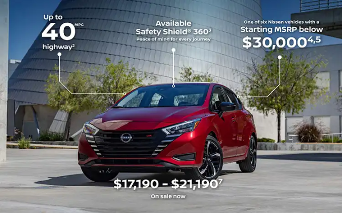 ¿Buscas un auto barato? El Nissan Versa es la elección ideal.