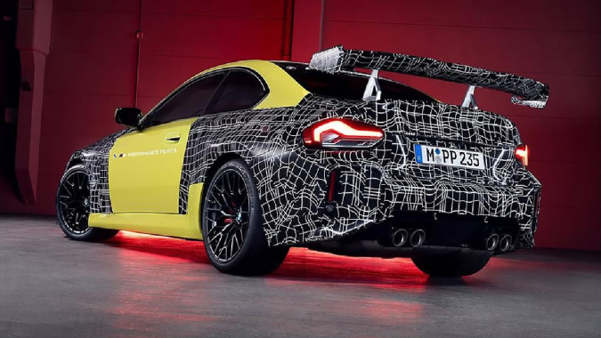 BMW M2 Performance "Track Pack" modifica la carrocería original.