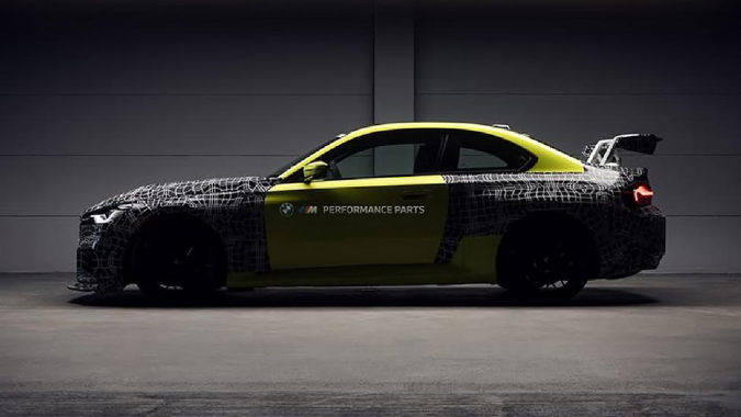 BMW M2 Performance "Track Pack" tendrá varios elementos de fibra de carbono.