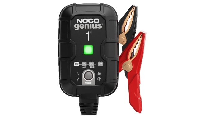 Cargador de batería para carros Noco Genius 1 tiene gran compatibilidad.