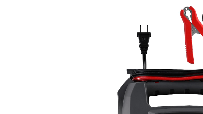 Cargador de batería para carros Schumacher SC1280 tiene gran capacidad de carga rápida.