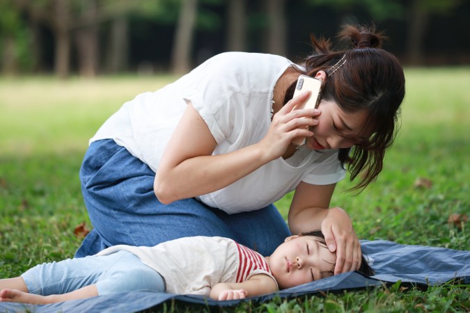 golpe de calor en niños