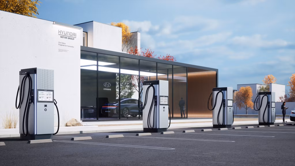 Hyundai E-pit Ultra-Fast Charger, un diseño funcional premiado en Red Dot 2025.