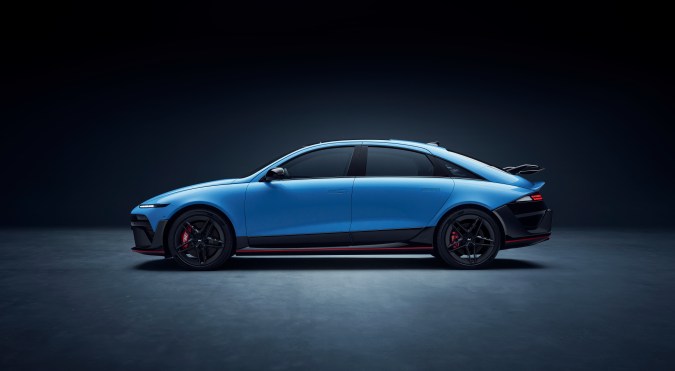 Hyundai Ioniq 6 N tiene una aerodinámica única.