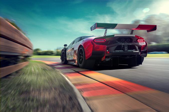 Lamborghini Temerario GT3 prescindió de su sistema híbrido.