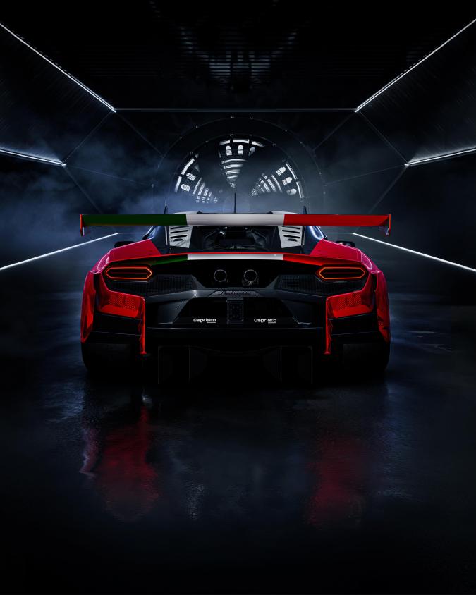 Lamborghini Temerario GT3 destaca su gran aerodinámica.