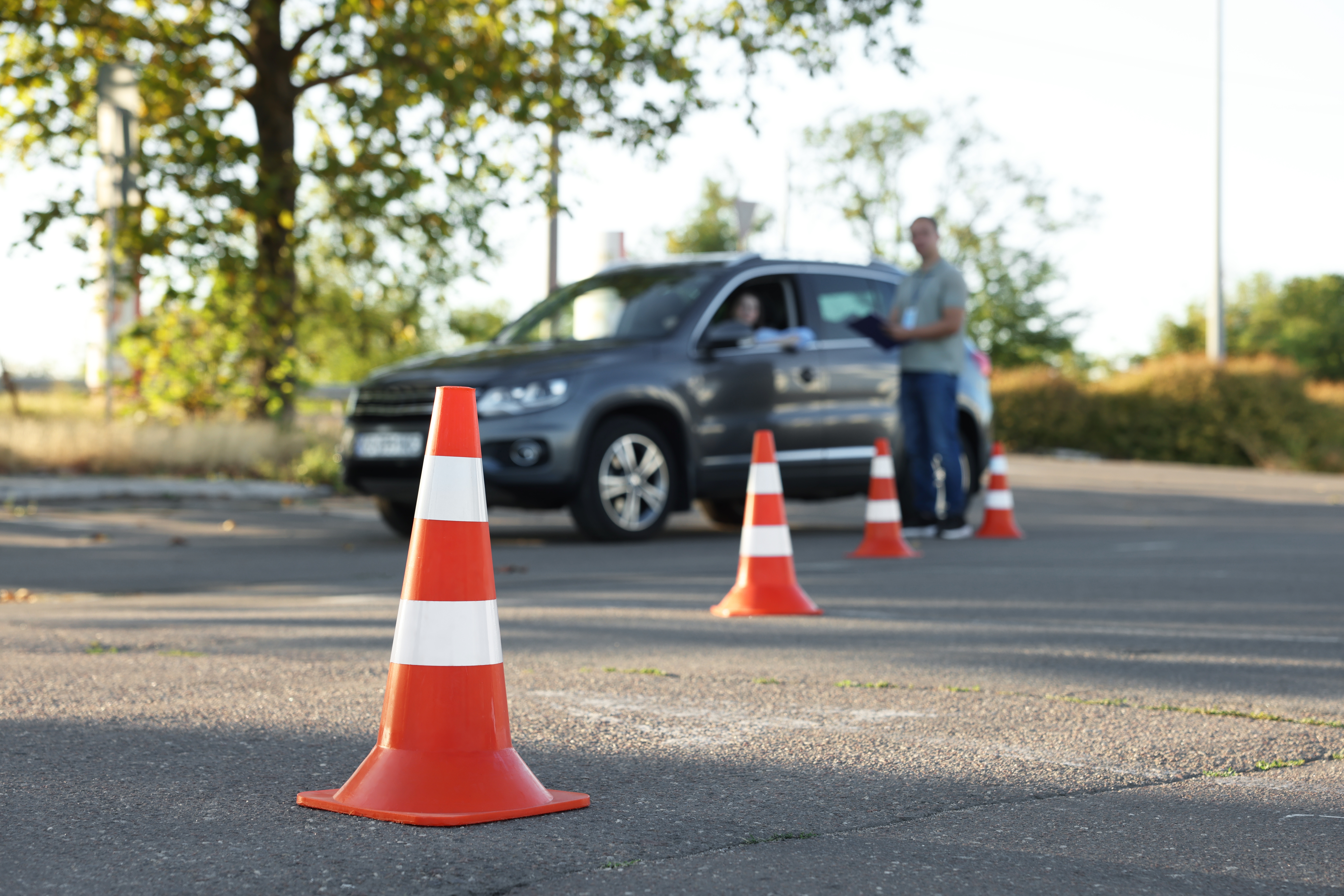 examen de manejo para la licencia de conducir