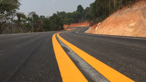 líneas de señalización viales
