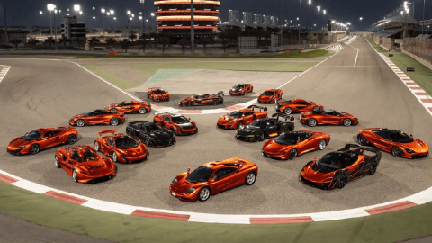 La colección de autos McLaren puede estar valorada en más de $30 millones de dólares.