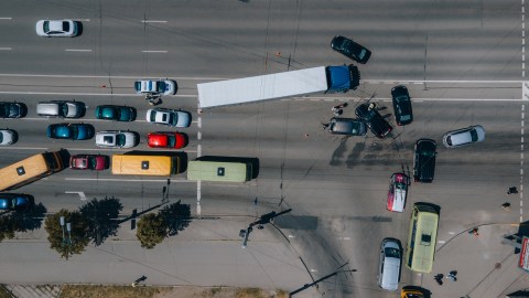 accidente vehículo comercial