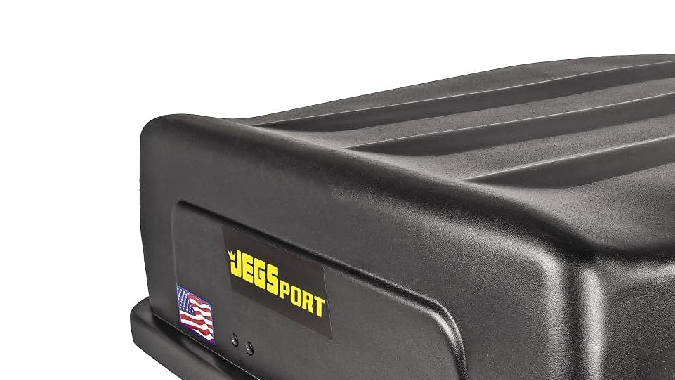 Portaequipajes de techo Jegs es una solución económica.