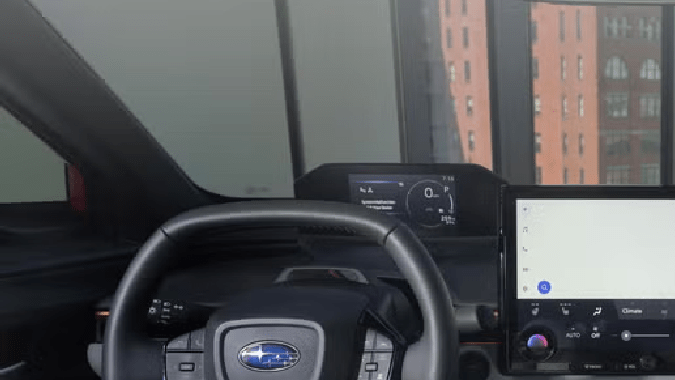 Subaru Uncharted tiene un amplio espacio interior.