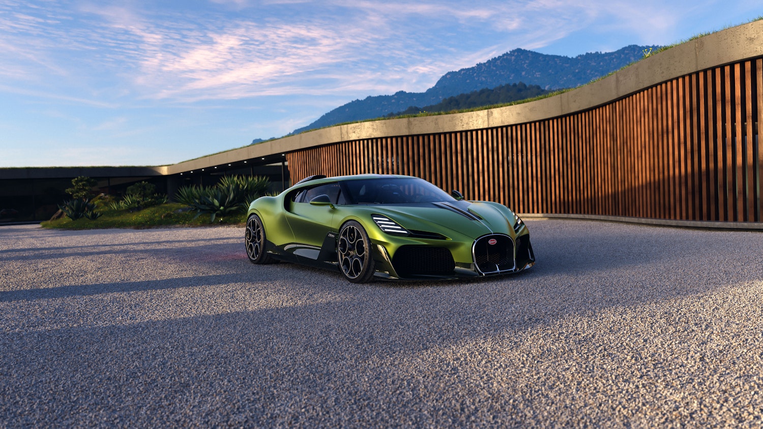 Bugatti Brouillard es una obra de arte encargada por un cliente.