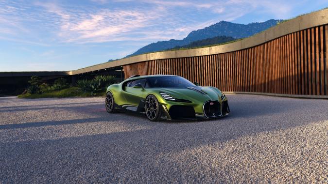 Bugatti Brouillard es una obra de arte encargada por un cliente.