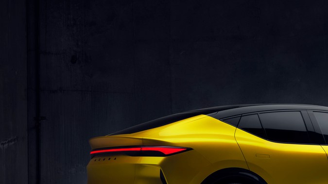 Acura RSX Prototype tiene un perfil deportivo.