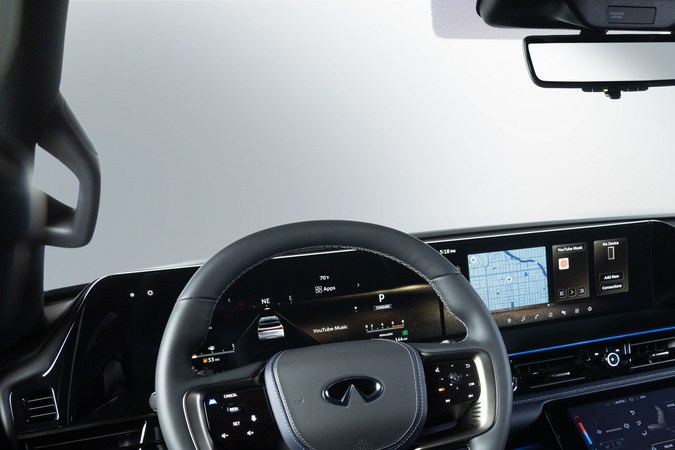 QX80 Sport 2026: interior Dusk Blue y rines de 22 pulgadas.