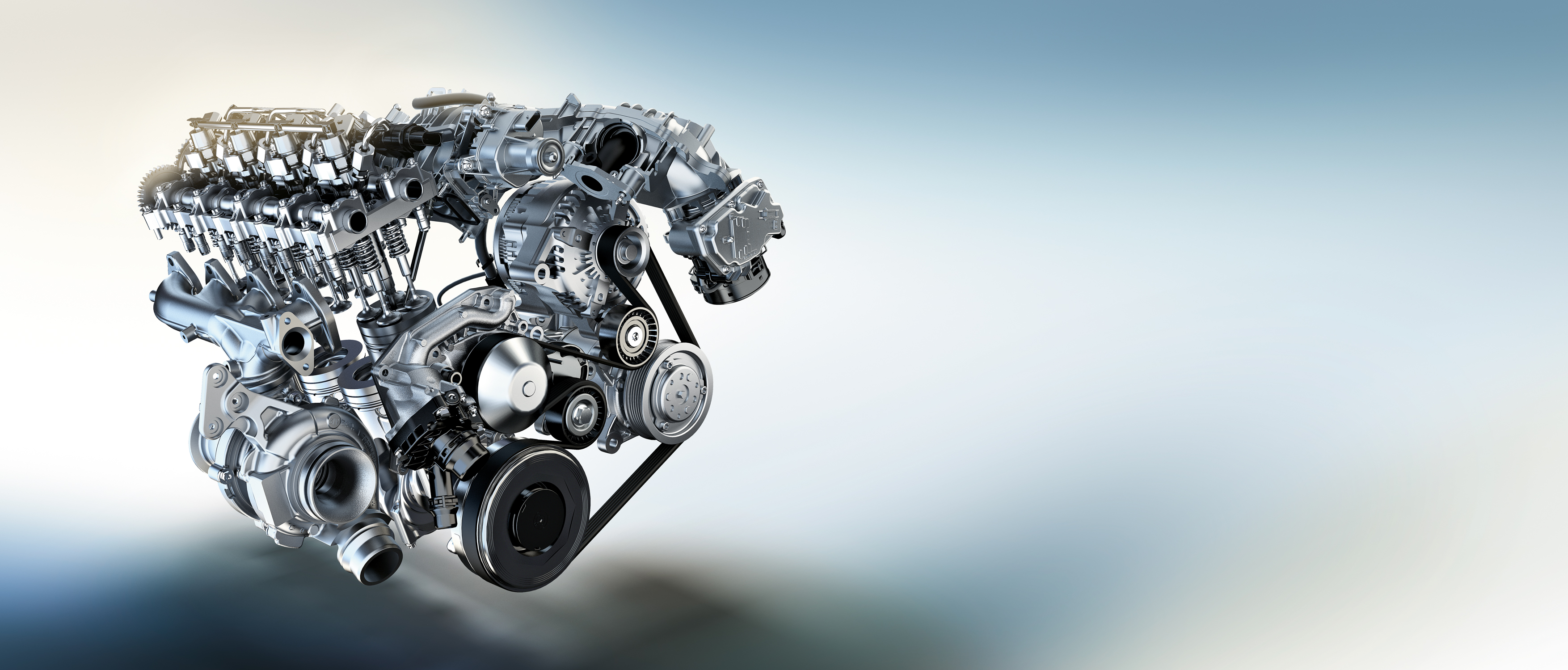 Motor de BMW de cuatro cilindros
