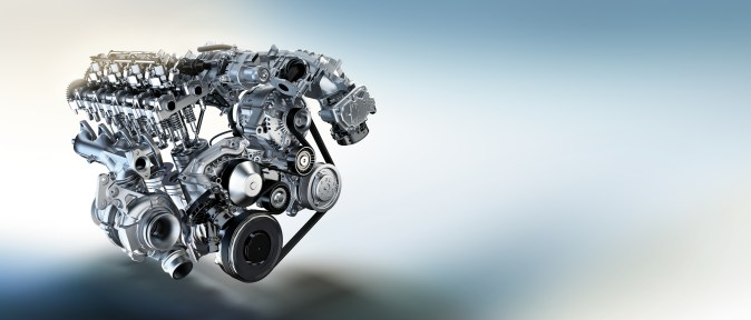 Motor de BMW de cuatro cilindros