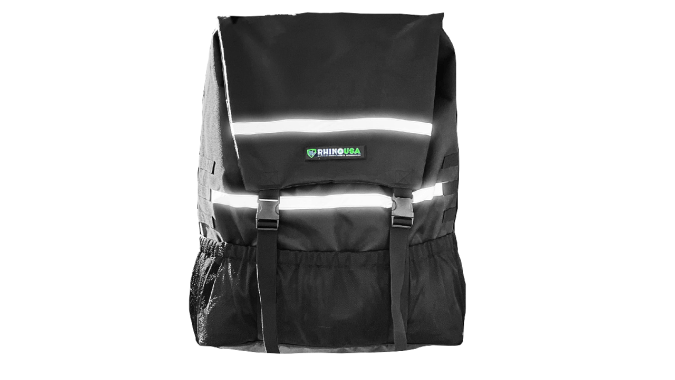 Bolsa de basura para autos Rhino USA es ideal para los viajes.