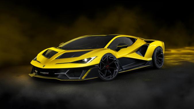 Lamborghini Fenomeno posee un perfil deportivo bajo.