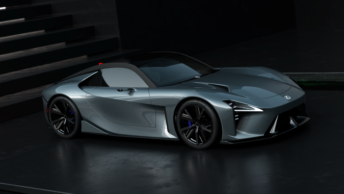 Lexus Sport Concept muestra grandes tomas de aire.