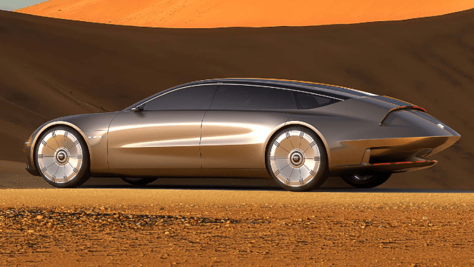 Buick Electra Orbit Concept usa unos rines 24 pulgadas.