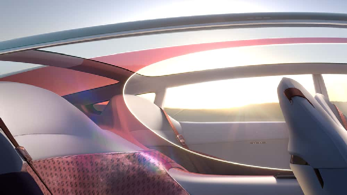 Buick Electra Orbit Concept tiene un gran espacio interior.