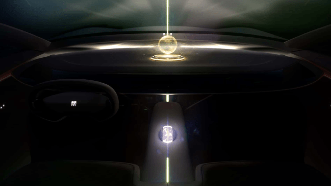 Buick Electra Orbit Concept está dominado por software IA.