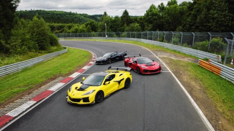 Chevrolet Corvette ZR1X, ZR1 y Z06 exhibieron su potencia en Nürburgring.