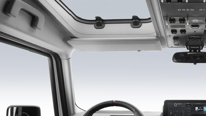 Ineos Grenadier tiene un buen espacio interior.