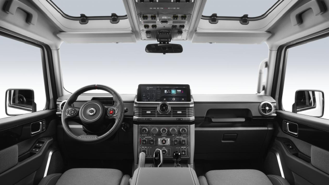 Ineos Grenadier tiene un buen espacio interior.
