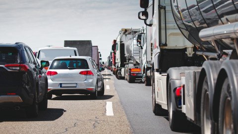 carril para camiones