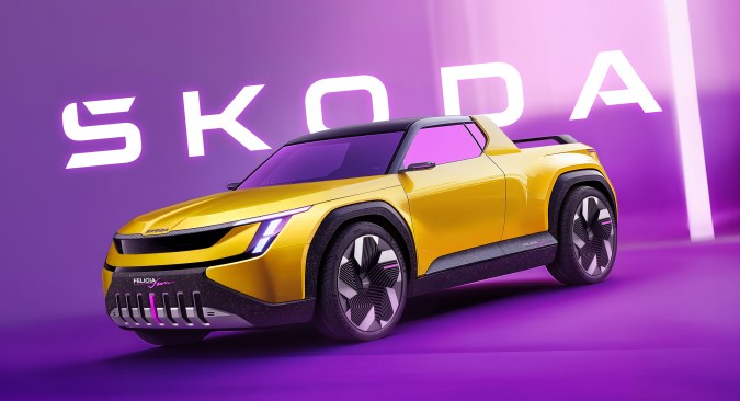 Skoda Concept Modern Solid Felicia Fun tiene un diseño retro.