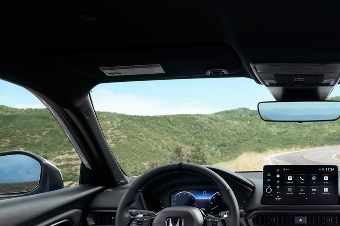 Honda Prelude 2026 tiene un interior deportivo.