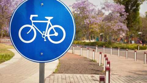 señal de ciclovía