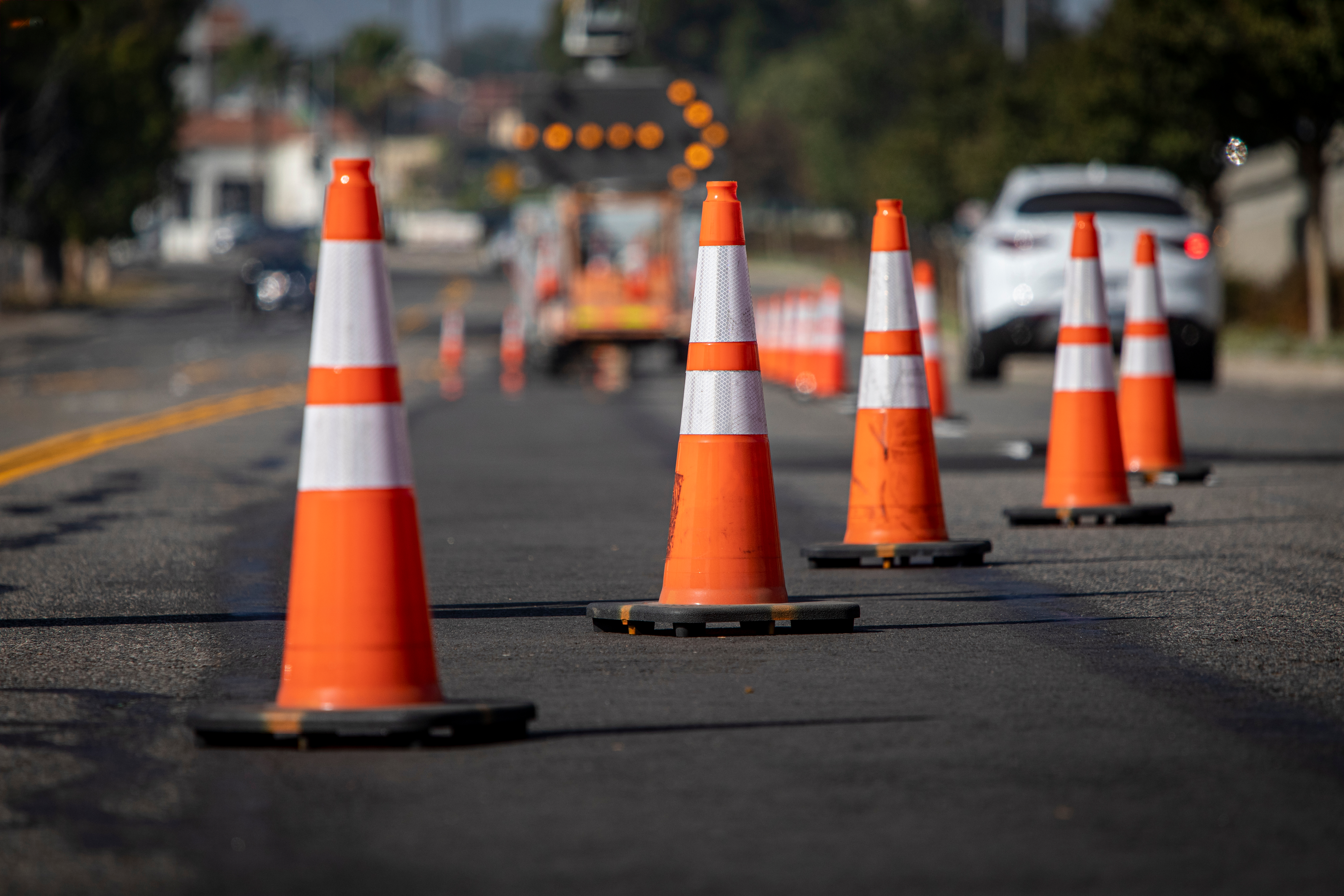 tomar un desvío en la carretera