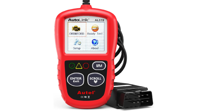 Escáner para autos OBD-II Autel AL319 permite una lectura de un gran número de códigos.