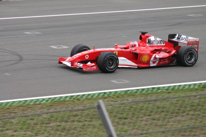 Ferrari F2004 ganó 15 de las 18 carreras del calendario.