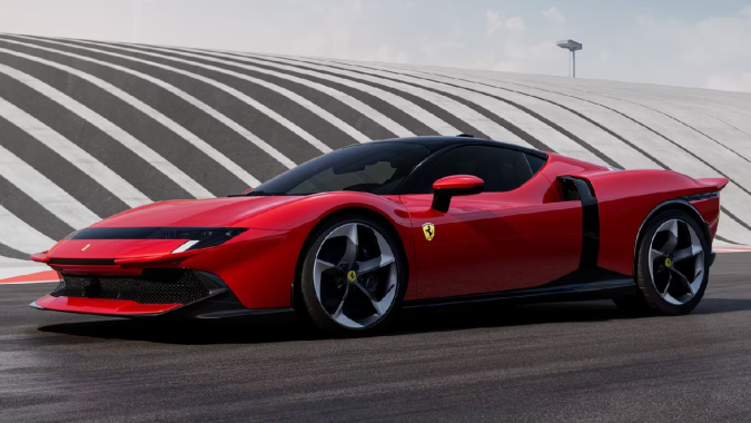 Ferrari 849 Testarossa tiene detalles de los modelos de Ferrari actuales.