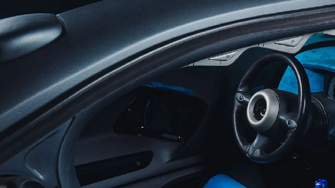 Lamborghini Pregunta tiene una palanca de cambios estilo avión.