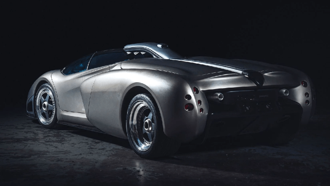 Lamborghini Pregunta tiene un acabado en gris mate.