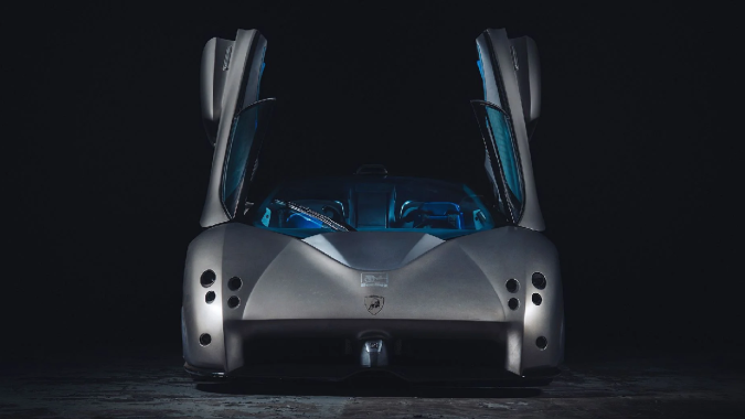 Lamborghini Pregunta tiene un diseño de puertas estilo tijera.