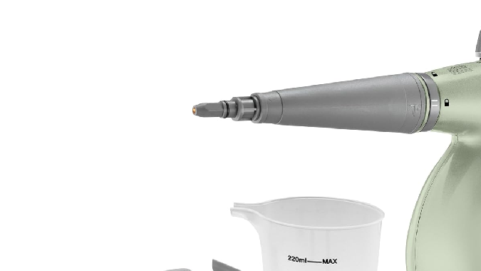 Limpiador a vapor portátil Bissell Steam Shot OmniReach es práctico y cómodo.