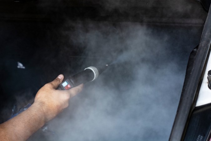 Los limpiadores de vapor se venden en varios tamaños.
