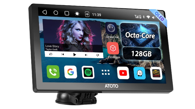 Las pantallas para autos actualizan los modelos viejos.